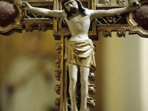 Iglesia parroquial de Nuestra Señora de la Asunción de Gellao. Escultura. Cristo Crucificado