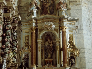 Iglesia parroquial de San Miguel Arcángel. Retablo de la Virgen del Rosario