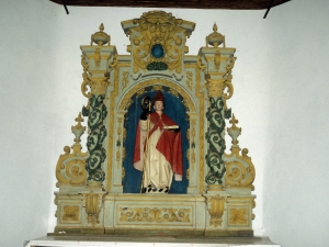 Ermita de San Martín de Eizmendi. Escultura. San Martín de Tours