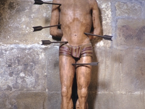 Iglesia parroquial de San Salvador. Escultura. San Sebastián