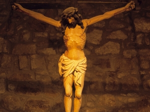 Ermita de San Prudencio. Escultura. Cristo Crucificado