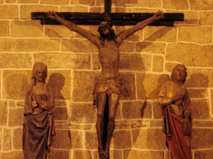 Iglesia de San Martín de Askizu. Escultura. Calvario