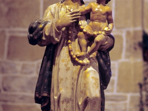 Iglesia de San Martín de Askizu. Escultura. Virgen del Rosario