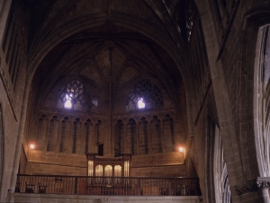 Iglesia parroquial de San Salvador. Coro y órgano