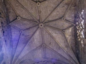 Iglesia parroquial de San Salvador. Bóveda de crucería