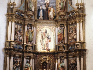 Iglesia parroquial de San Bartolomé. Retablo de San Bartolomé