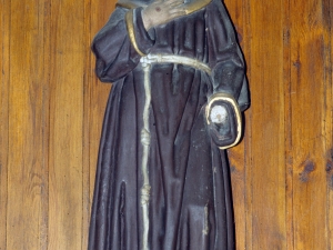 Ermita de Nuestra Señora de Izaskun. Escultura. San Francisco de Asís