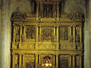Iglesia parroquial de Nuestra Señora del Juncal. Retablo de Andra Mari del Juncal
