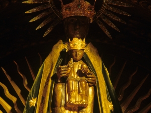 Iglesia parroquial de Nuestra Señora del Juncal. Escultura. Andra Mari