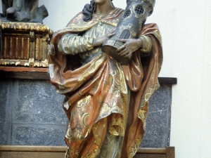 Iglesia parroquial de Santa María. Escultura. Santa Bárbara