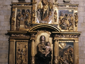 Iglesia parroquial de San Martín de Tours. Retablo de la Virgen con niño