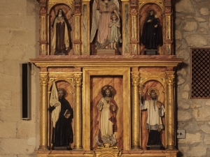 Ermita de San Esteban de Urdaiaga. Retablo del Sagrado Corazón de Jesús