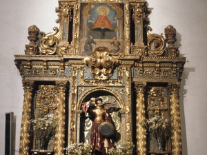 Iglesia parroquial de Santa Fe. Retablo de un Arcángel