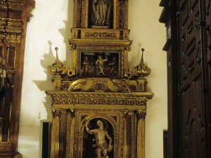 Iglesia parroquial de San Martín de Tours. Retablo de San Sebastián