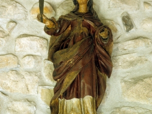 Ermita de Santa Cruz. Pintura. Santa mártir