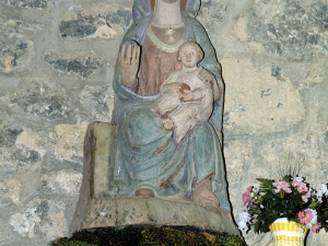 Ermita de la Andra Mari de Urbia. Escultura. Andra Mari