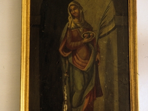 Iglesia parroquial de la Natividad. Pintura. Santa Ágata