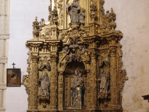 Iglesia parroquial de Nuestra Señora de la Asunción de Aizarna. Retablo de la Virgen del Rosario