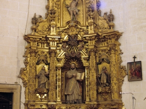 Iglesia parroquial de Nuestra Señora de la Asunción de Aizarna. Retablo de San Francisco
