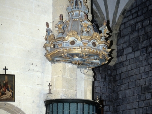 Iglesia parroquial de Nuestra Señora de la Asunción de Aizarna. Púlpito