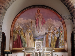 Ermita de Endoia. Pintura. Ascensión de la Virgen