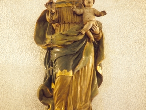 Ermita de Santa Inés de Iraeta. Escultura. Virgen del Rosario