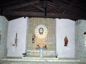 Ermita de Santa Engracia en Aizarna. Altar