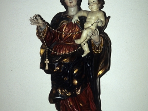 Iglesia parroquial de San Agustín de Aizpurutxo. Escultura. Virgen del Rosario