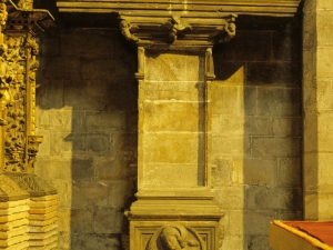 Iglesia parroquial de San Miguel Arcángel. Sepulcro de Rodrigo Mercado de Zuazola