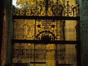 Iglesia parroquial de San Miguel Arcángel. Reja capilla de la Piedad