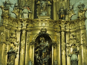 Iglesia parroquial de San Miguel Arcángel. Retablo de la Virgen del Rosario