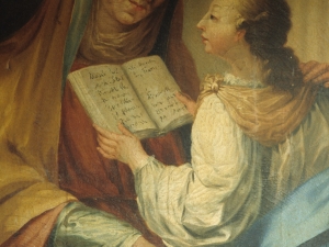 Iglesia parroquial de San Miguel Arcángel. Pintura. Santa Ana y la Virgen niña