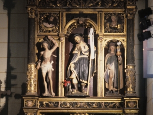 Ermita de San Martín. Retablo de San Roque