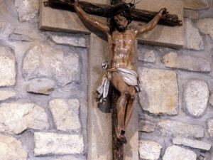 Ermita de San Esteban de Lezesarri. Escultura. Cristo Crucificado