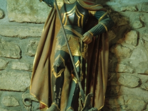 Ermita de Santa Lucía de Berezao. Escultura. San Jorge