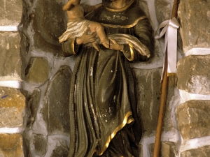 Ermita de San Pedro de Zubillaga. Escultura. San Antonio