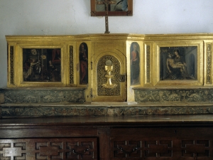 Ermita de la Magdalena. Banco de retablo