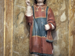 Ermita de San Lorenzo de Larraña. Escultura. San Lorenzo