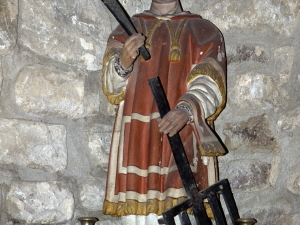 Ermita de San Lorenzo de Larraña. Escultura. San Lorenzo