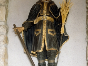 Ermita de San Isidro de Goribar. Escultura. San Isidro