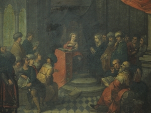 Iglesia parroquial de Nuestra Señora de Urrexola. Vida de Cristo. Pintura sobre cobre