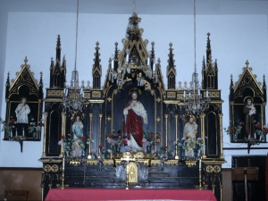 Ermita del Sagrado Corazón de Goribar. Retablo del Sagrado Corazón de Jesús