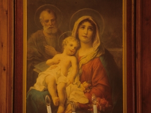 Ermita de San Pedro de Torreauzo. Pintura. Sagrada Familia