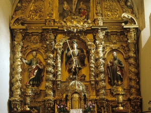 Iglesia de San Miguel Arcángel de Araotz. Retablo de San Miguel Arcángel