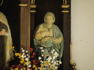 Ermita de Sandaili de Araotz. Escultura. San Elías