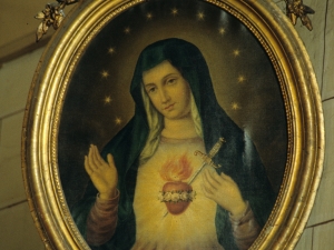 Iglesia parroquial de San Esteban. Pintura. Sagrado Corazón de María