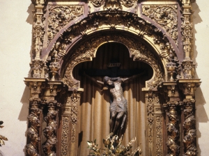 Iglesia parroquial de San Esteban. Retablo de Santo Cristo