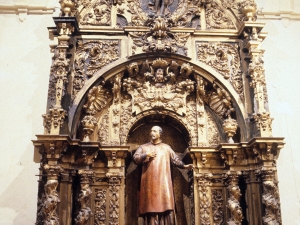 Iglesia parroquial de San Esteban. Retablo de San Ignacio de Loyola