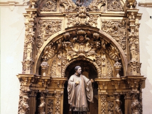 Iglesia parroquial de San Esteban. Retablo de San Francisco Javier