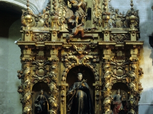 Iglesia parroquial de San Esteban. Retablo de San Luis Gonzaga